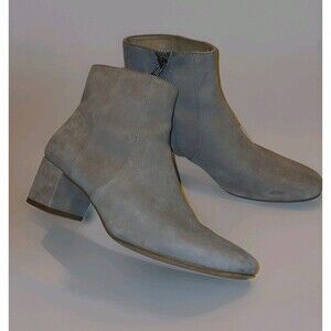 Madewell Suede Chelsea Ankle Boots Taupe Sz 6 Festival Coastal Chic Indie Rocker